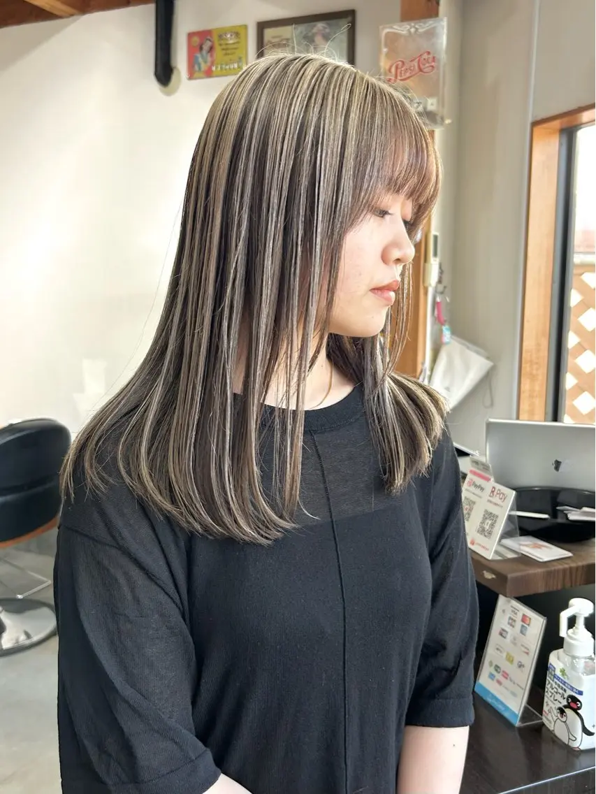 カラー 馬場 涼平のヘアスタイル