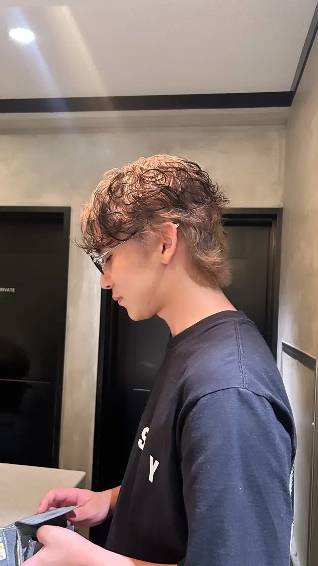 ショート カラー メンズ カット ヘアカラー トリートメント タナカ カナ🫧のヘアスタイル