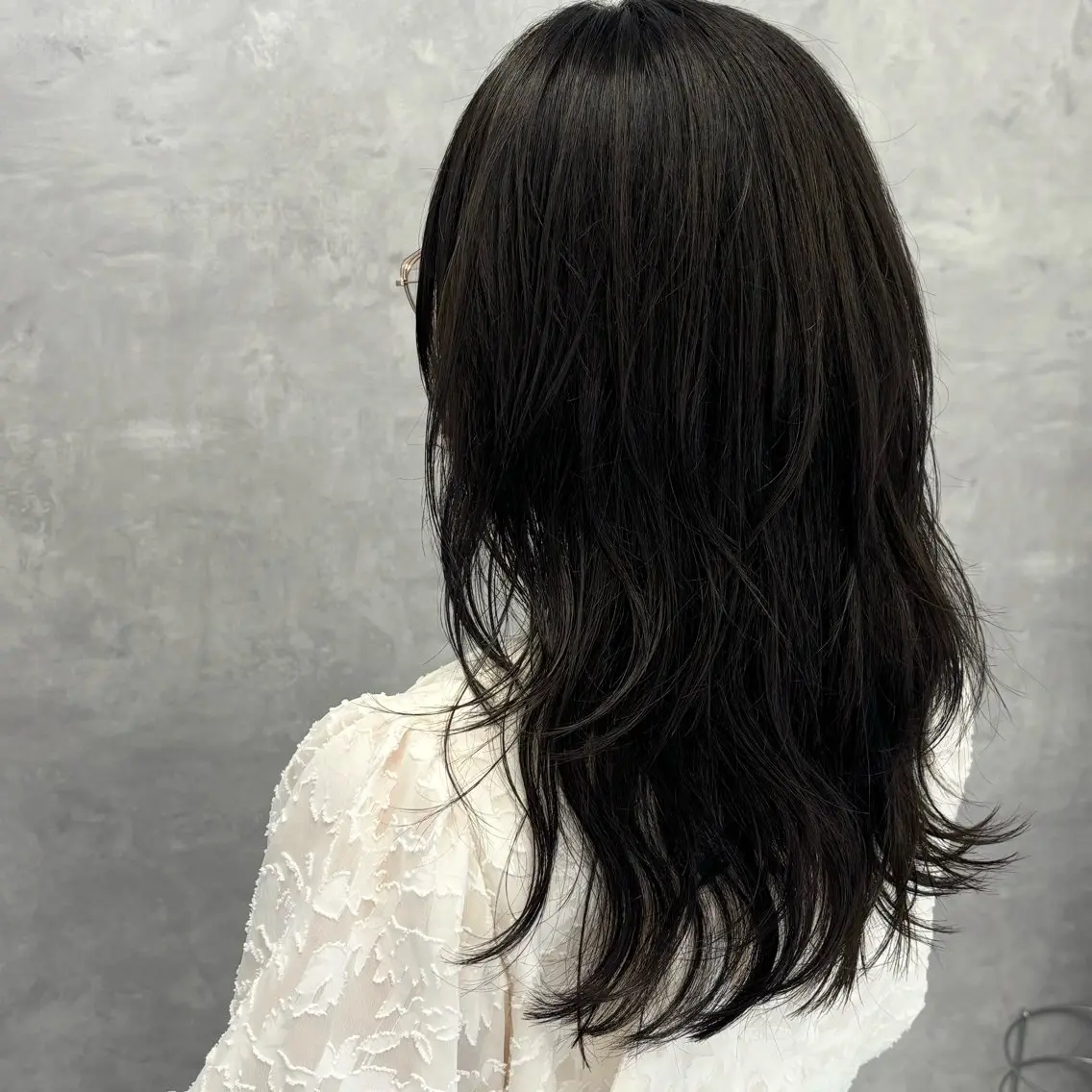 ロング カラー カット ヘアカラー NUMBER_ ユイナのヘアスタイル