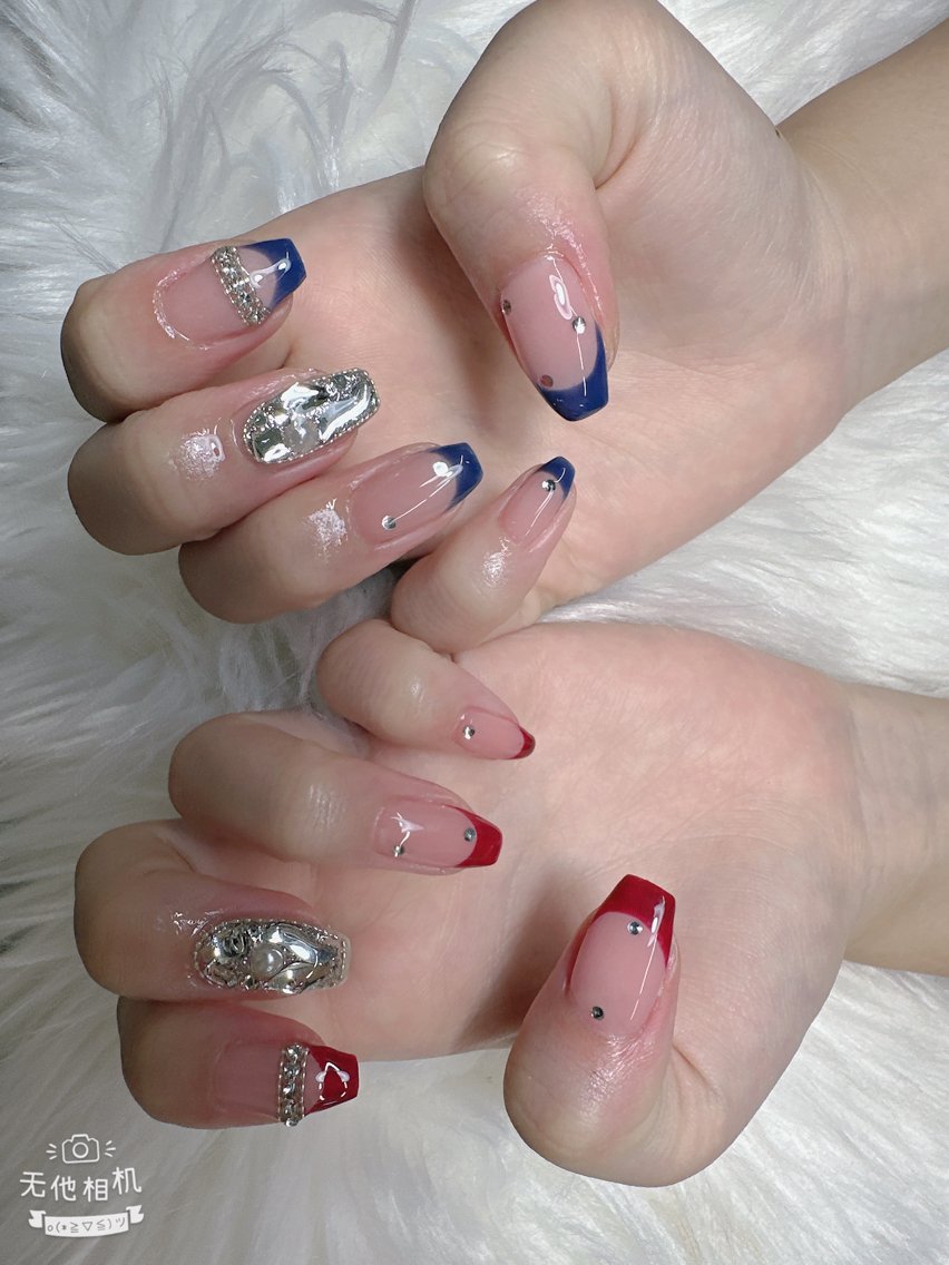 ネイル 長さ出し フレンチネイル グラデーション 韓国ネイル マグネットネイル ハンドネイル Lannie nailのネイルデザイン