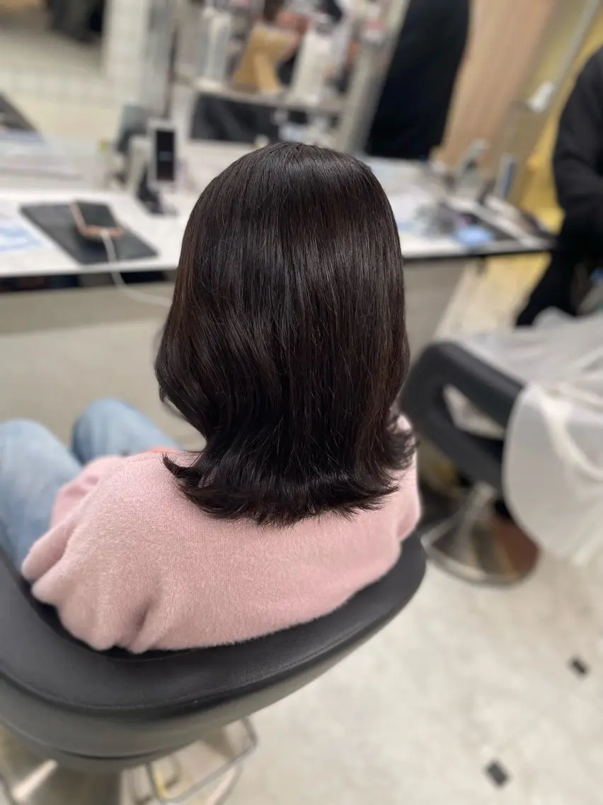 ミディアム カット ヘッドスパ ヘアセット うる艶トレンドヘア 🕊️上野BABYのヘアスタイル