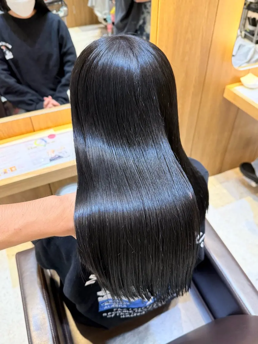ミディアム カラー エクステ/髪質改善 🖤RYUSEI🖤のヘアスタイル