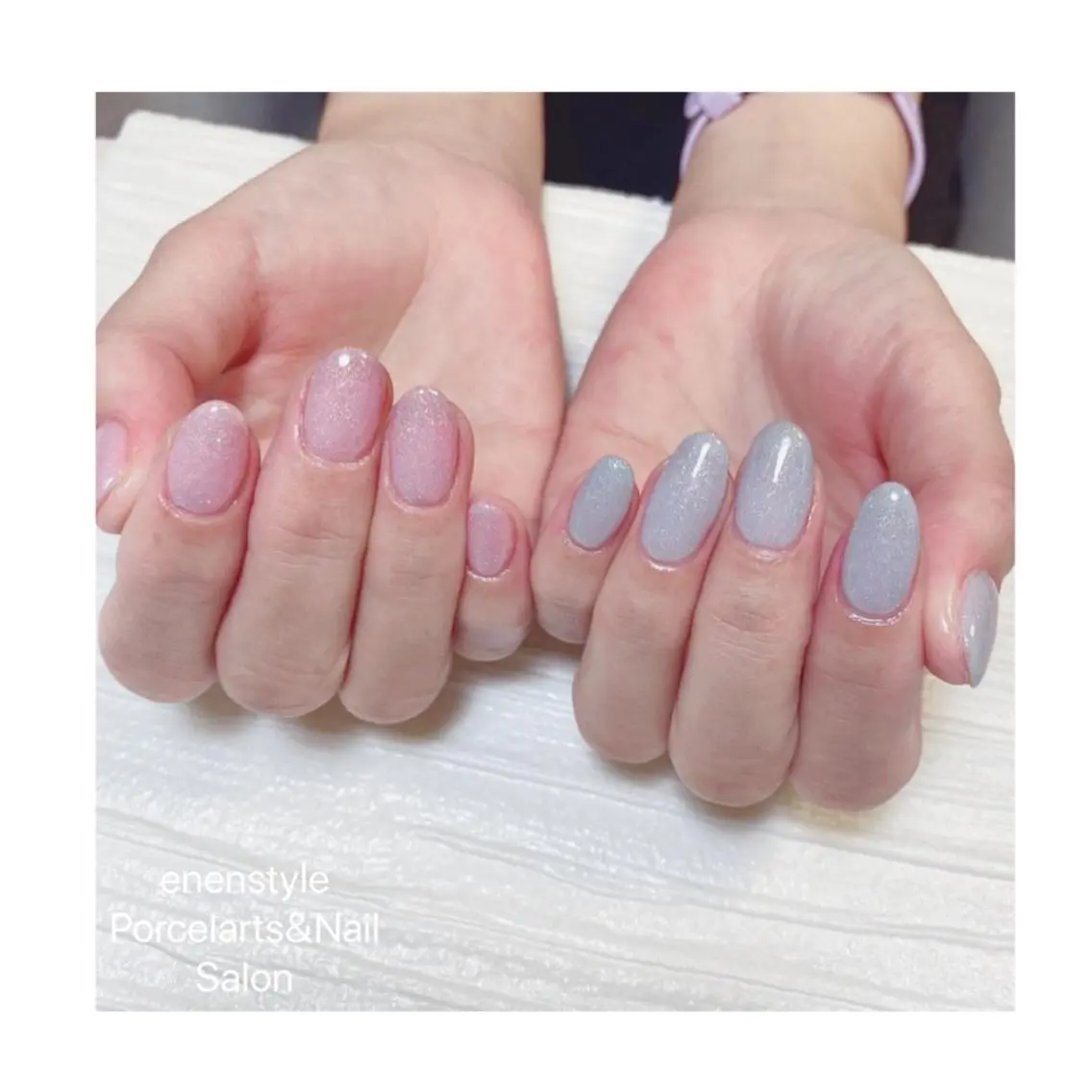ミディアム ネイル 🐾enen style 🐾のネイルデザイン