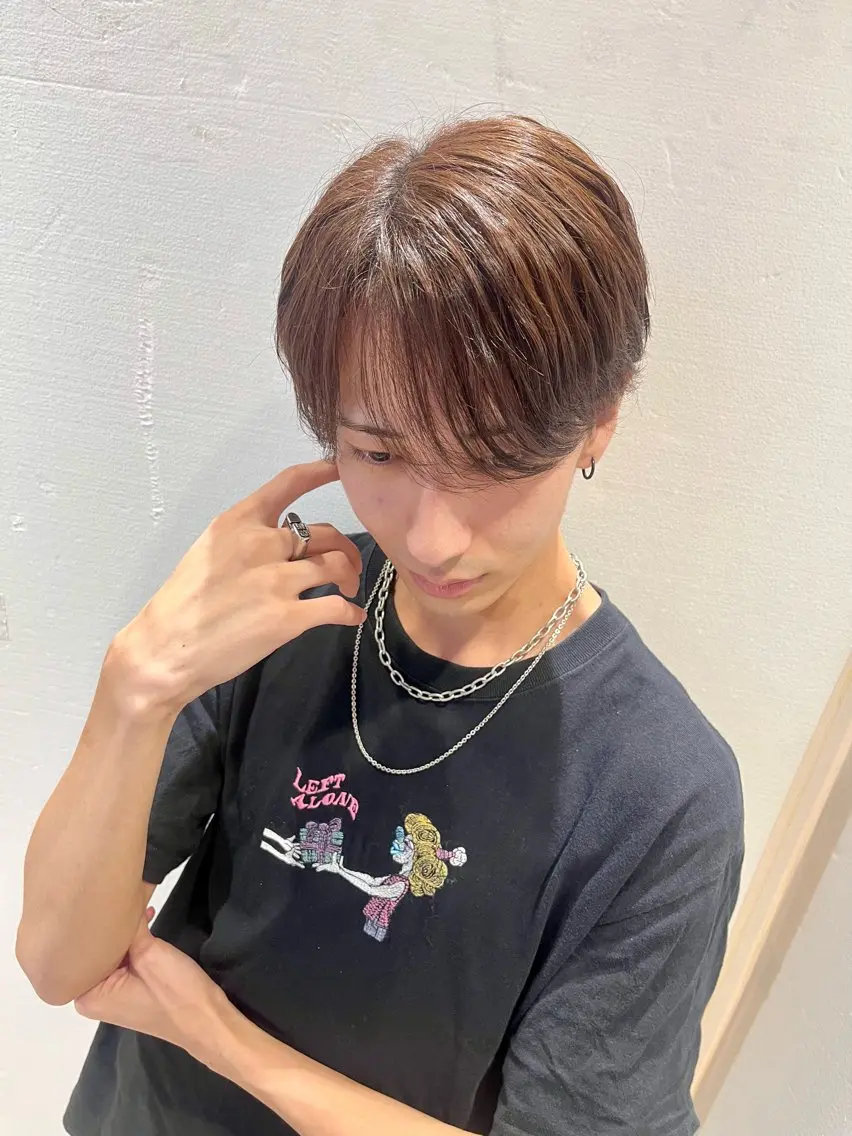 メンズ カット ヘアカラー 鈴木 拓馬のヘアスタイル