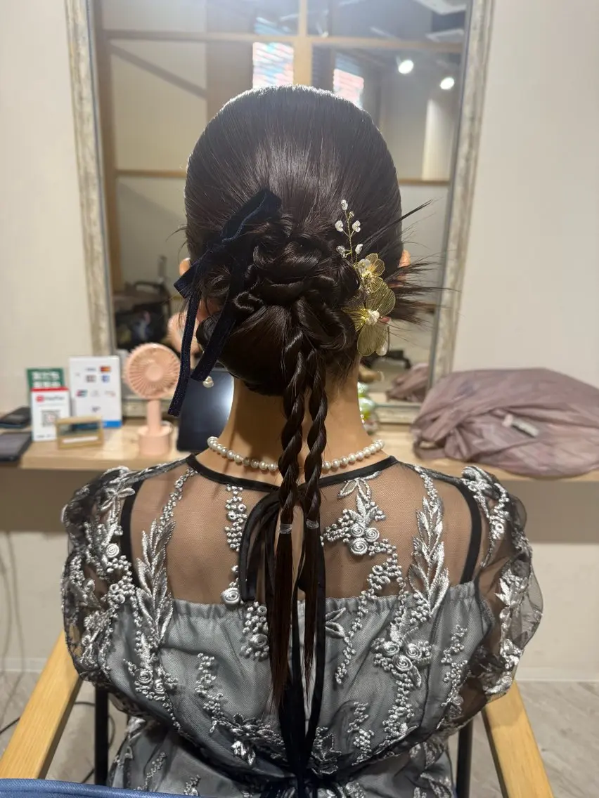 ロング ヘアアレンジ ヘアセット Connect Rumiのヘアスタイル