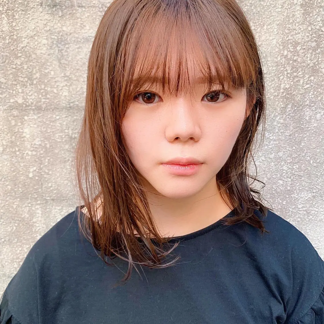 ミディアム カラー 中川 竜誠のヘアスタイル