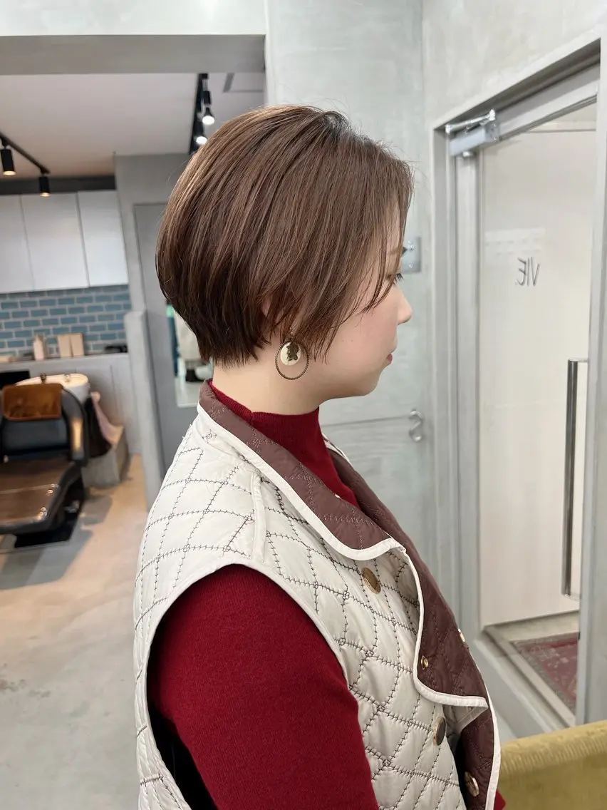 ショート カット ヘアカラー 鈴 /ショート/ボブのヘアスタイル