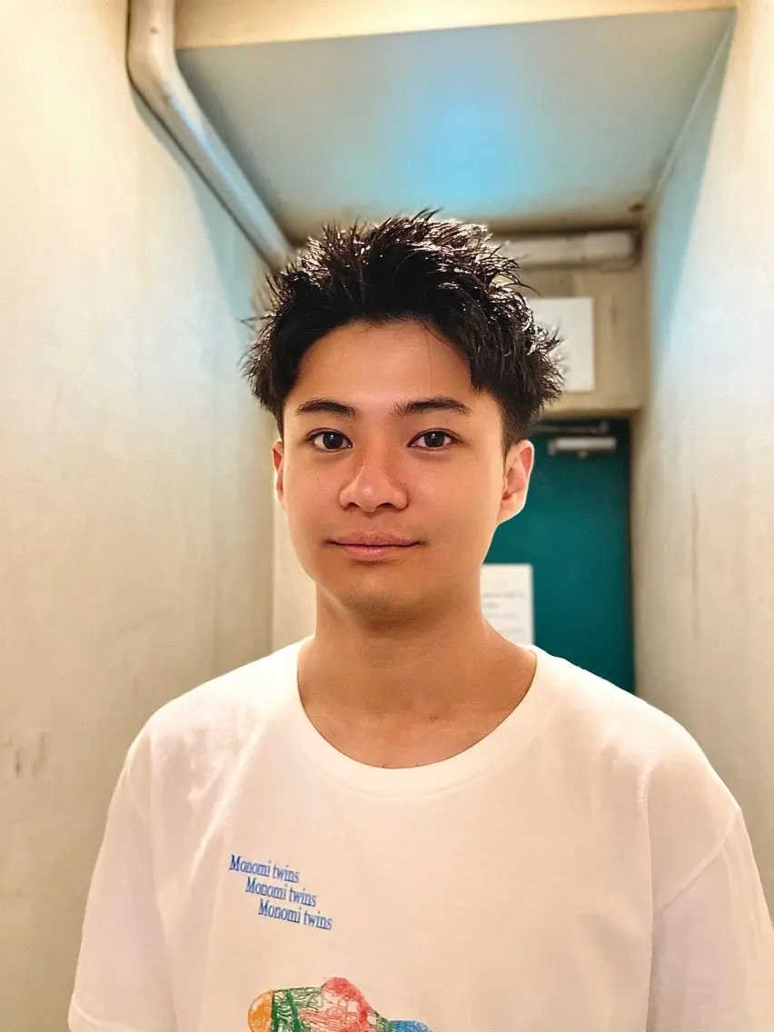 メンズ スパイキーショート カット UMM daichi メンズパーマのヘアスタイル