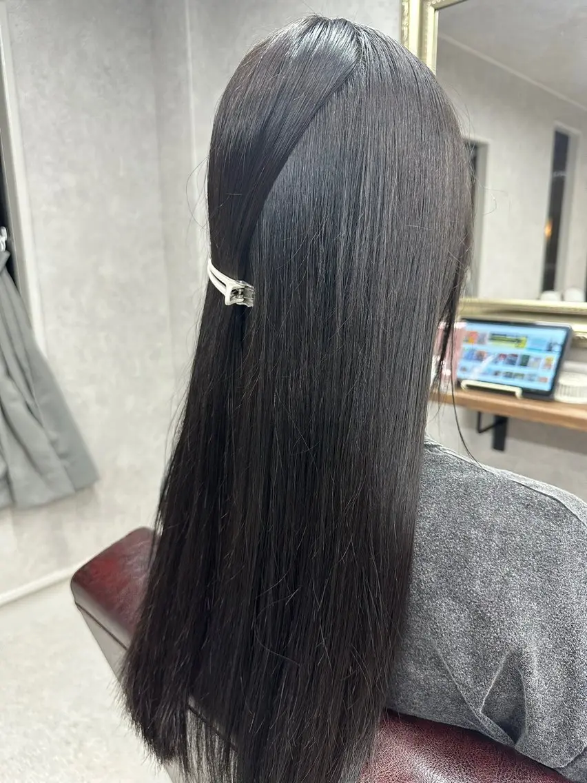 ロング 髪質改善 髪質改善サロン Lien深井店のヘアスタイル