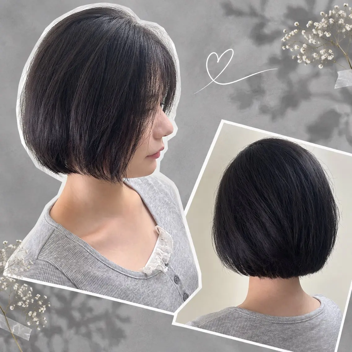 ショート カラー ボブ 池本 奈美のヘアスタイル