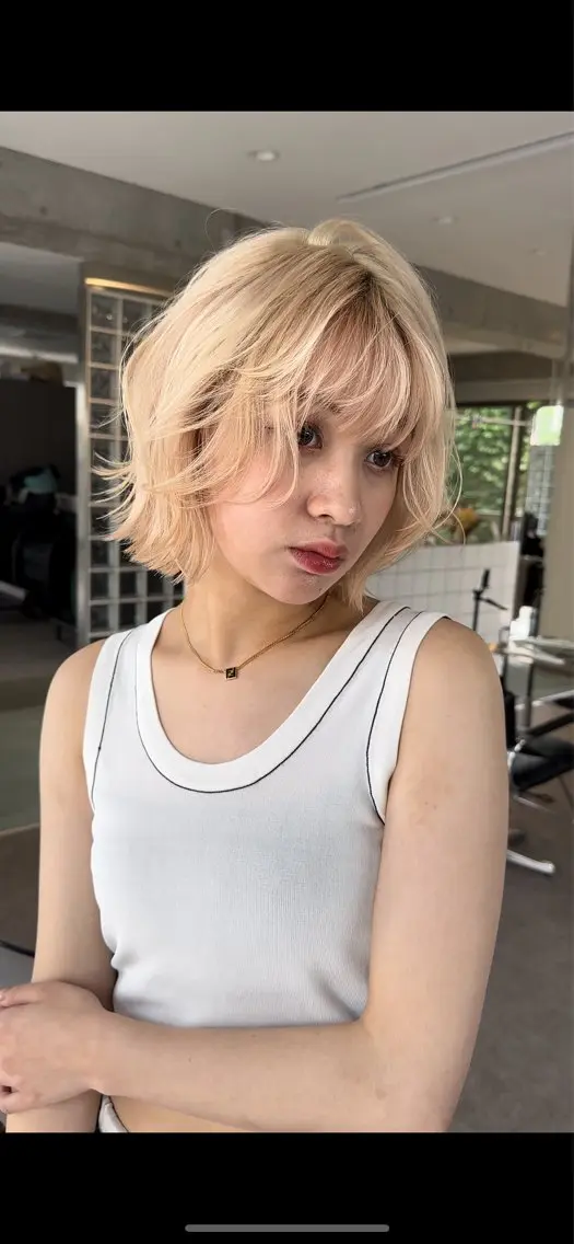 ショート カラー ヘアカラー カット無料酒井 竜也のヘアスタイル