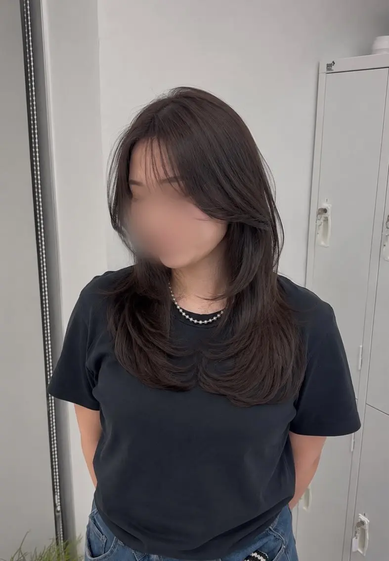 【学割🪐】ブリーチなしダブルカラー+髪質改善トリートメントの写真