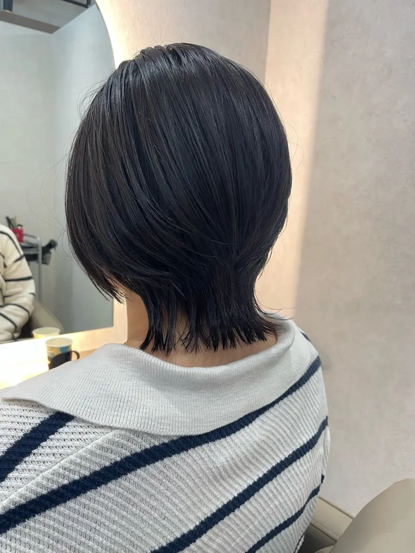 ショート ボブ くびれヘア エクステ 顔周りカット ハイライト カット ヘアカラー トリートメント 髪質改善/レイヤー 本田拓也のヘアスタイル