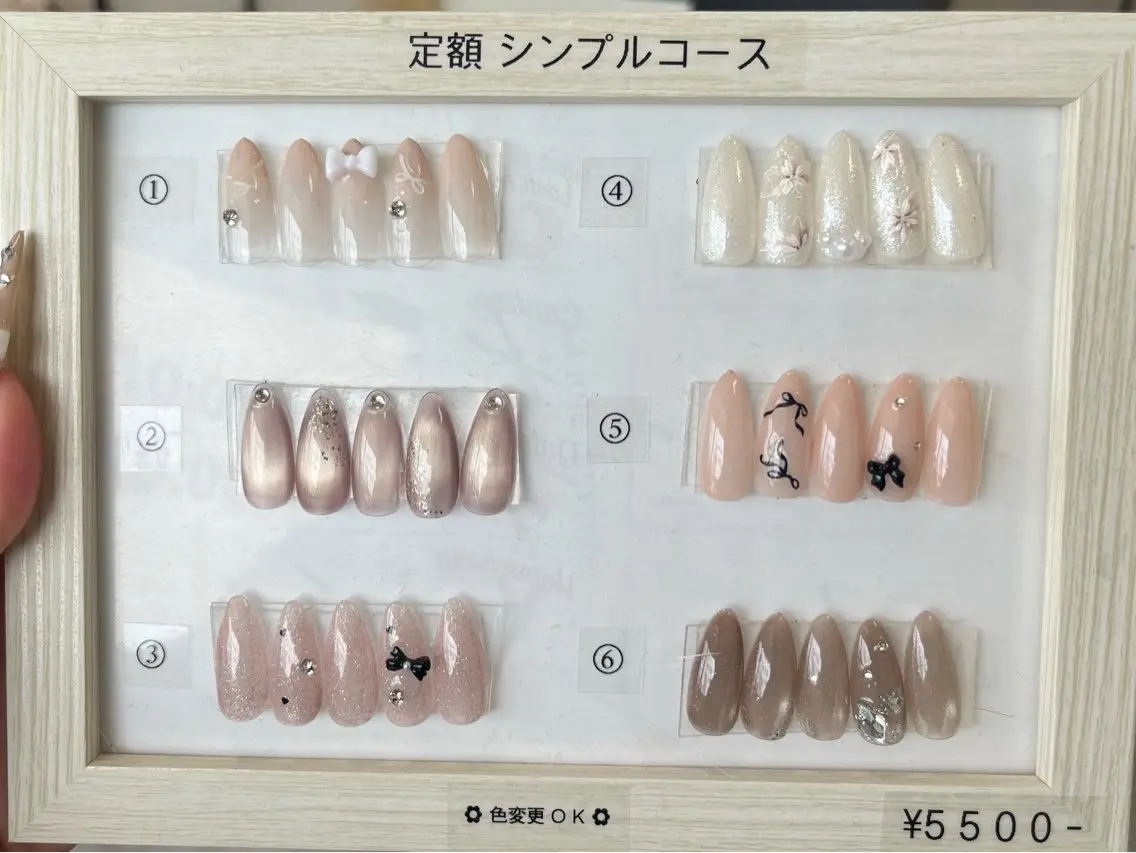 定額シンプルネイルオフあり💅✨の写真