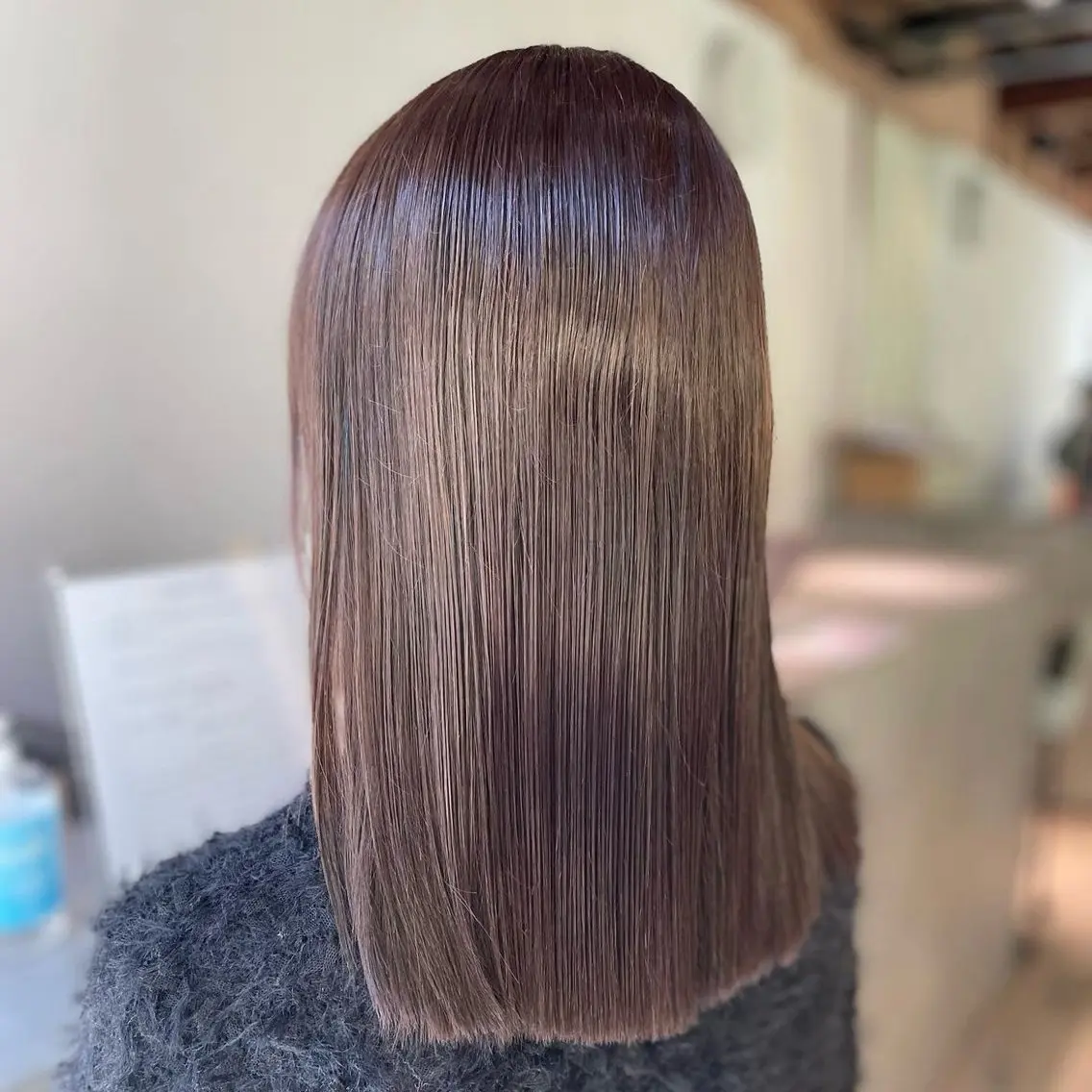 セミロング 廣田 紗奈のヘアスタイル