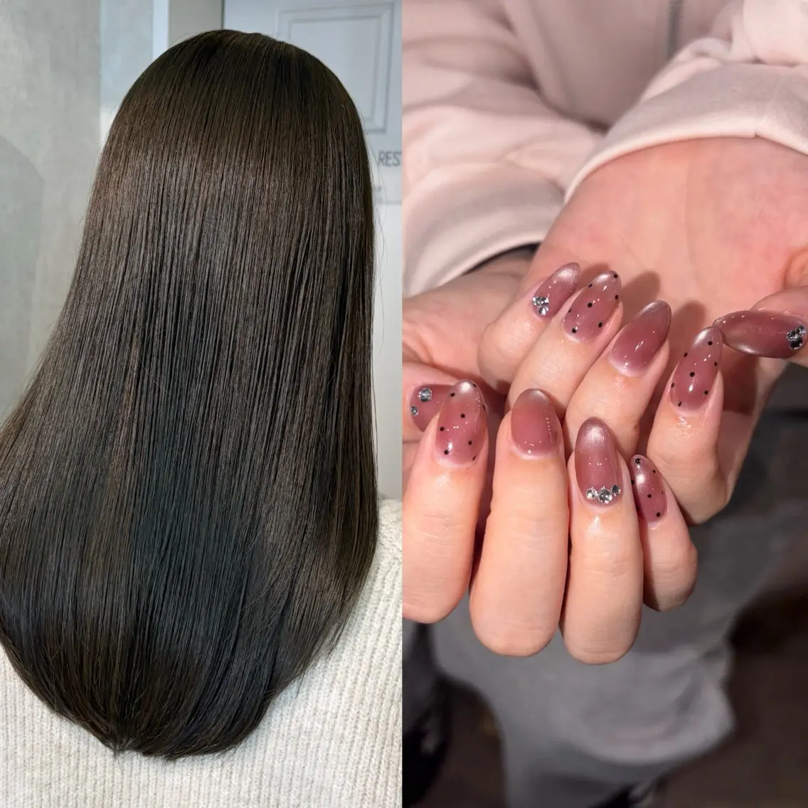 ヘアカラー&ネイル👩🏻💅の写真