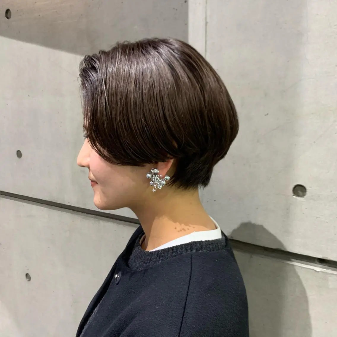 ショート 大角 実希のヘアスタイル