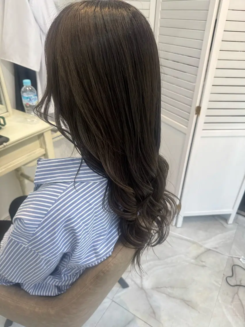 ロング カラー ハイライトカラー ハイライト レイヤーカット 11日◎髪質改善 misatoのヘアスタイル