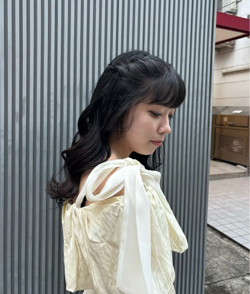 ヘアセットの写真