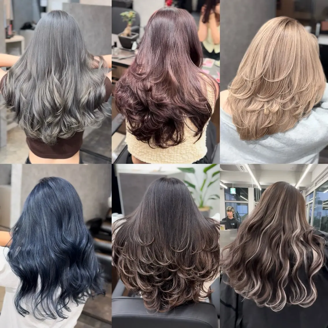 セミロング カット ヘアカラー トリートメント ブリーチ×エクステ 超特化美容師のヘアスタイル