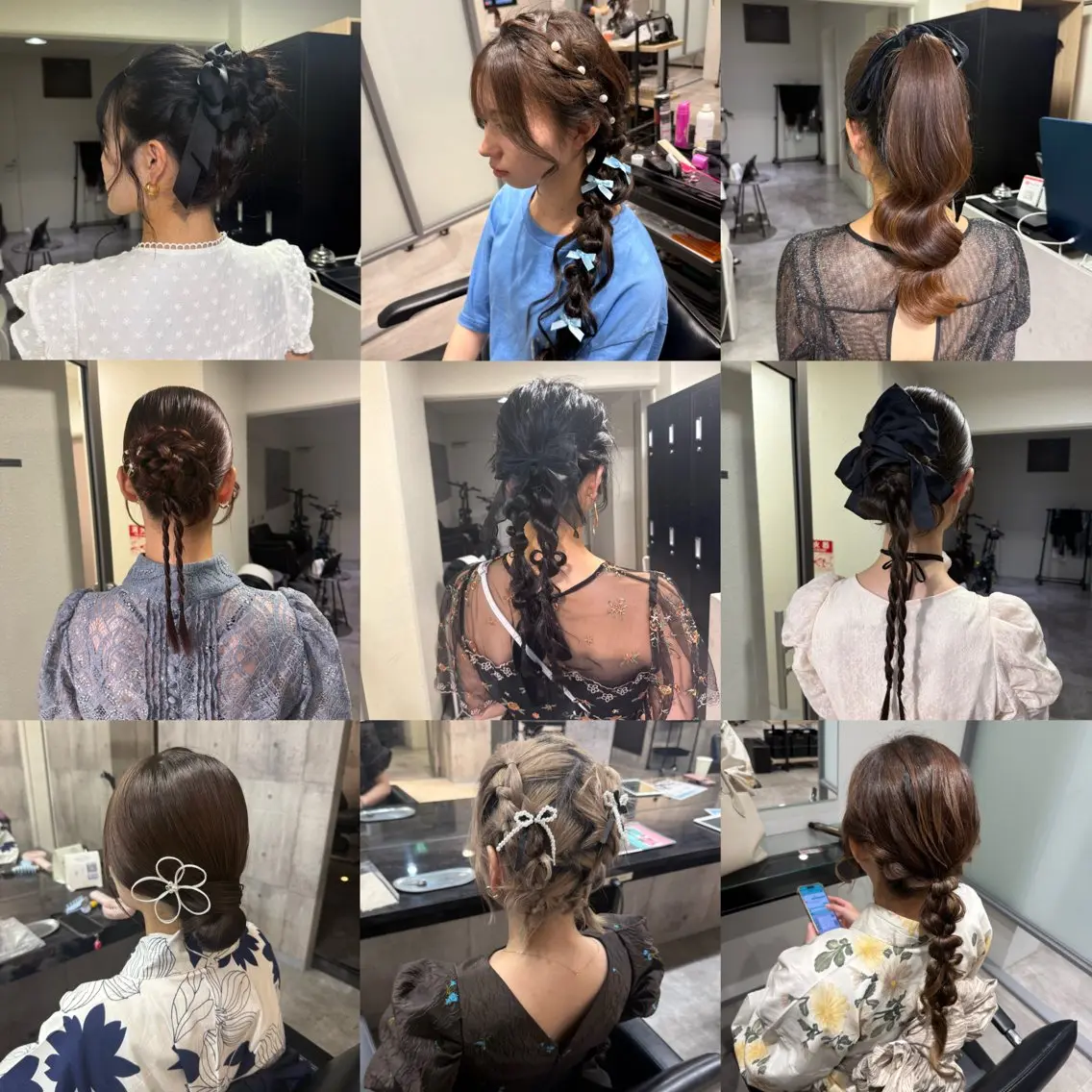 ヘアアレンジ ヘアセット NANOHA エクステ・ヘアセットのヘアスタイル