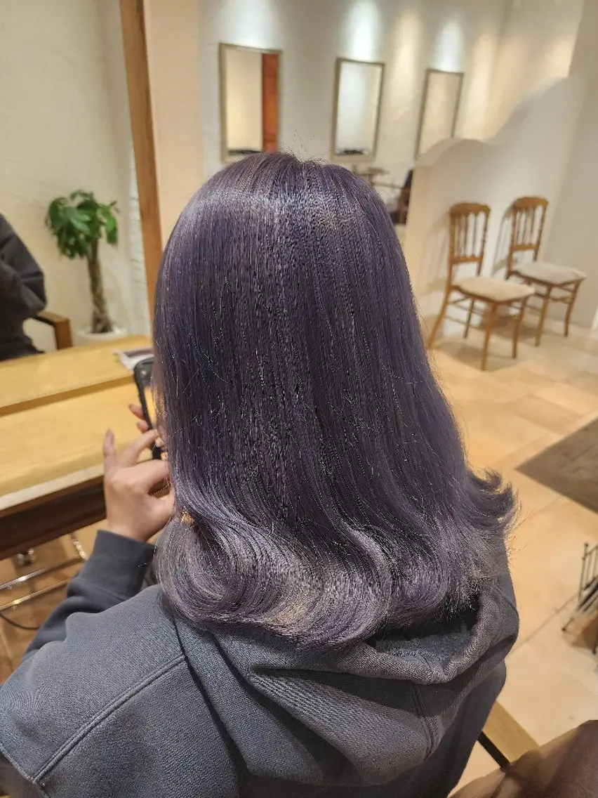 セミロング ヘアカラー トリートメント 💖パーソナル診断 特化YUYA💖のヘアスタイル