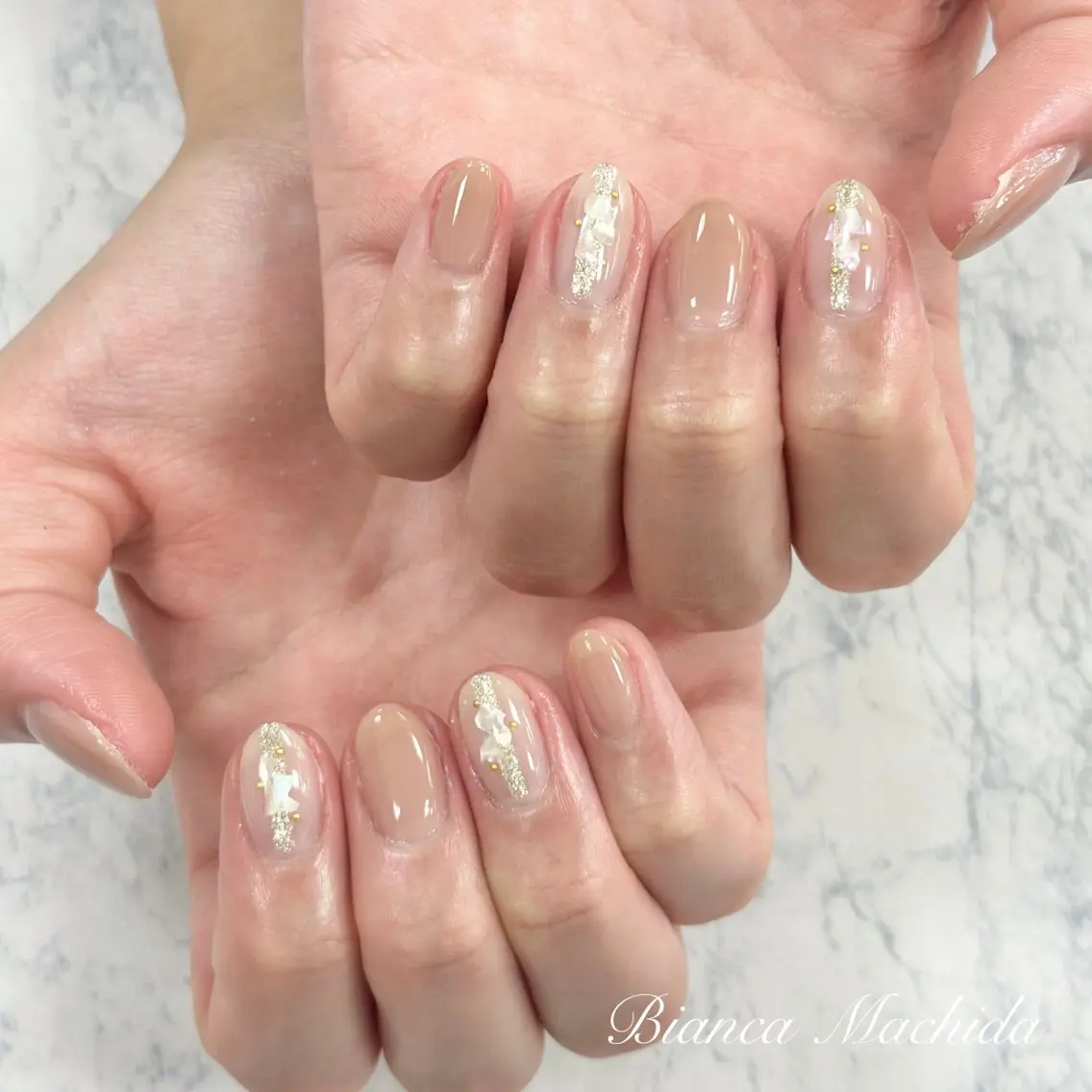 ネイル ハンドネイル Bianca👼🏻 OIKAWAのネイルデザイン