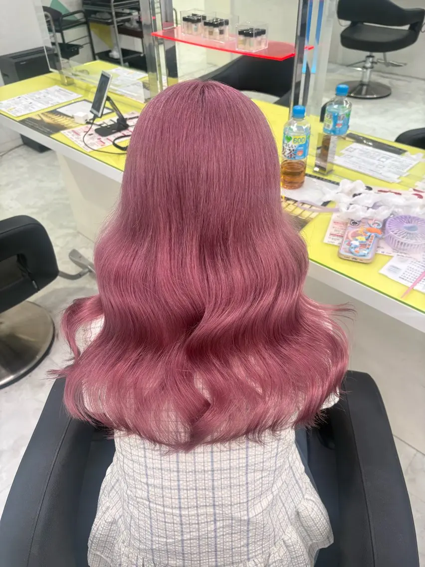 カラー ヘアカラー akari🎀🤍 ガーリーstyleのヘアスタイル