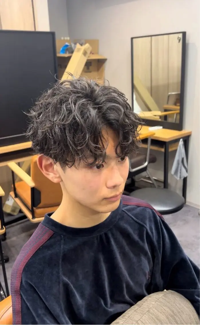 カット、パーマ、トリートメントの写真