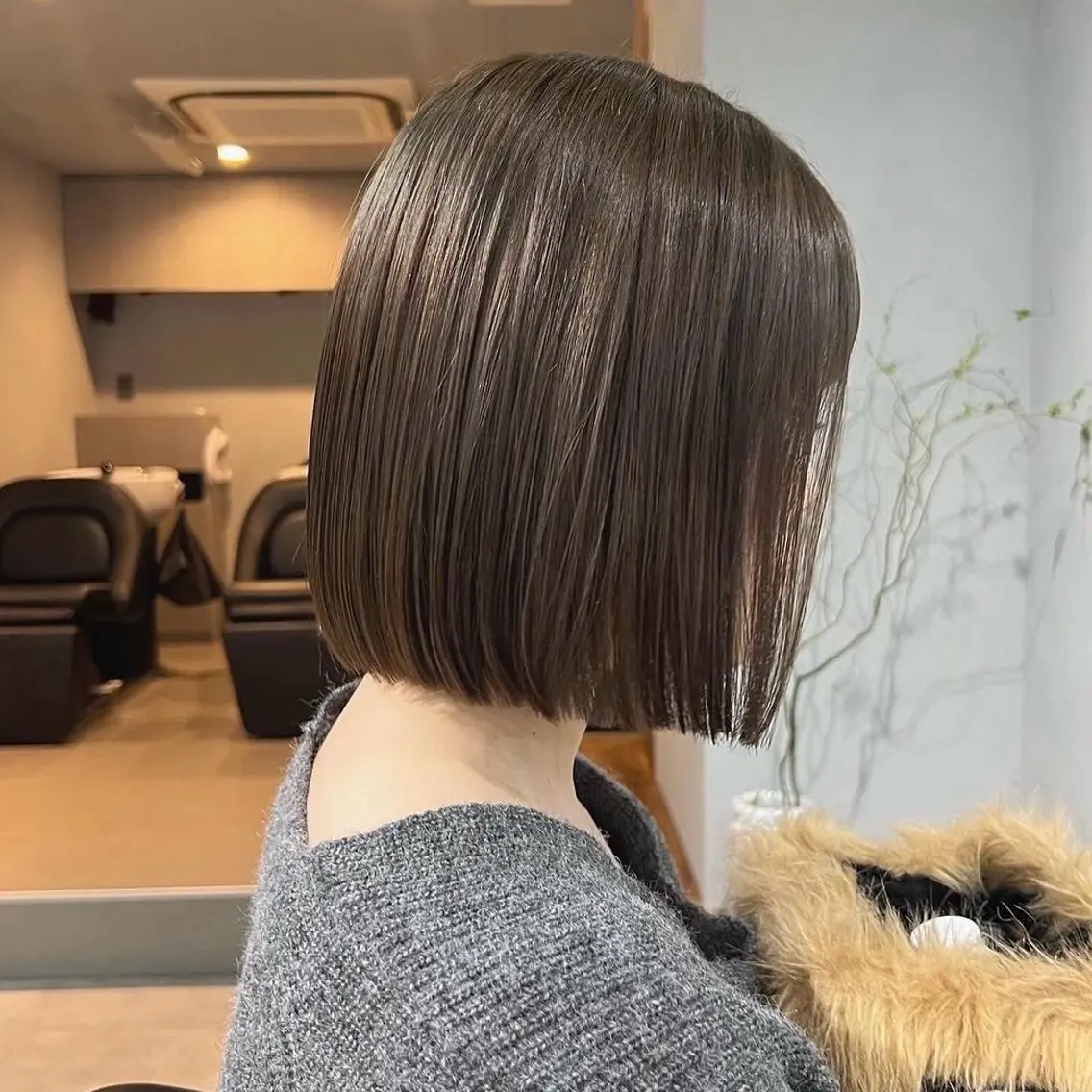 🌼ご新規様限定🌼似合わせカット+透明感ケアカラー+トリートメント《最高級処理剤でのケアカラー》の写真