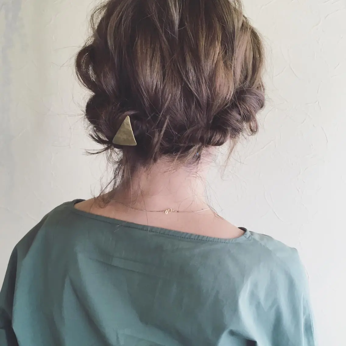 ミディアム カラー ヘアアレンジ カット ヘアカラー トリートメント ant’ten 宮川 俊裕のヘアスタイル