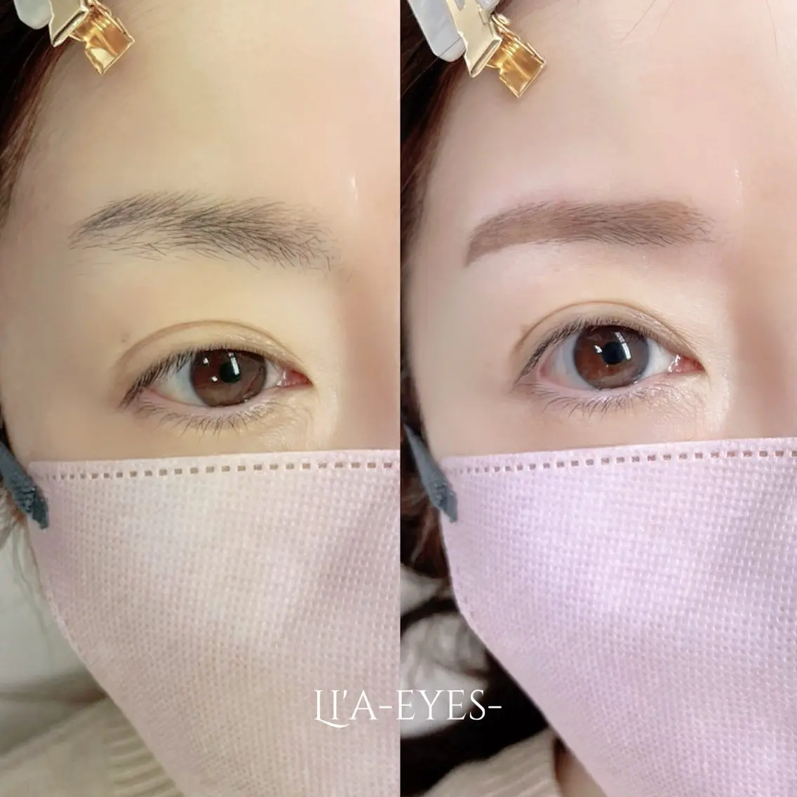 アイブロウ Li'a-eyes- 🩵のマツエク・マツパデザイン
