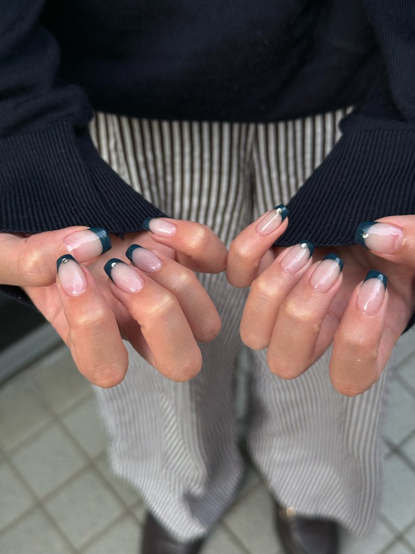 ネイル フレンチネイル シンプルネイル ハンドネイル Fumi ♡のネイルデザイン