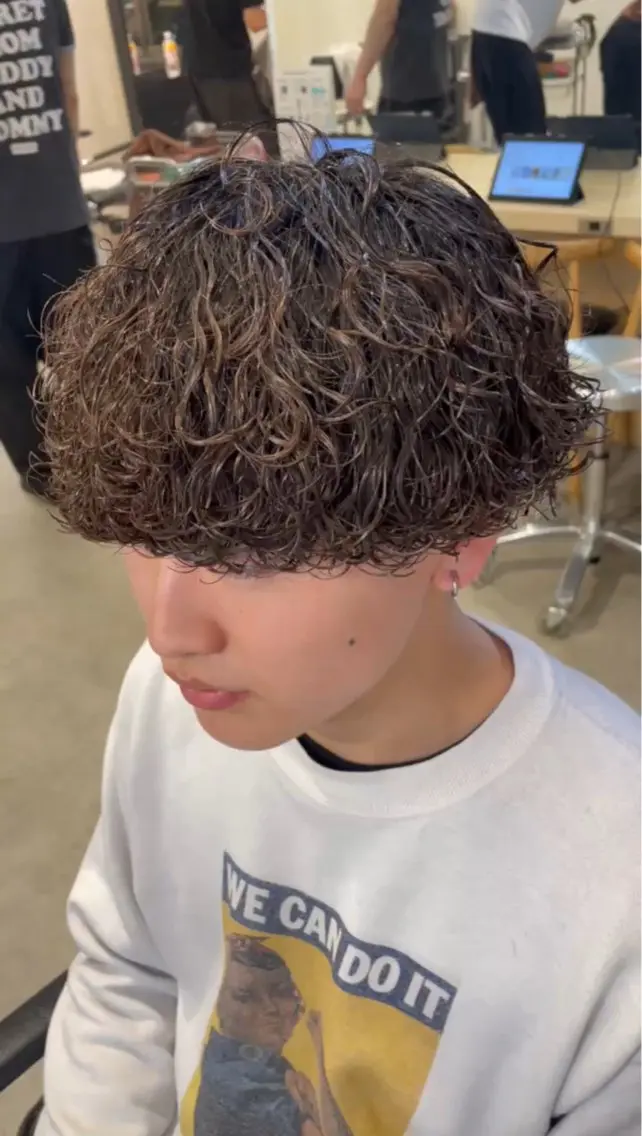 パーマ メンズ fifth 武正 琉生のヘアスタイル