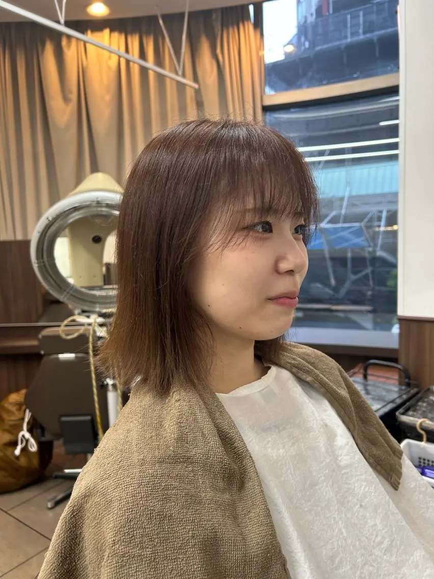 ミディアム トリートメント ヘッドスパ 笹川 修人のヘアスタイル