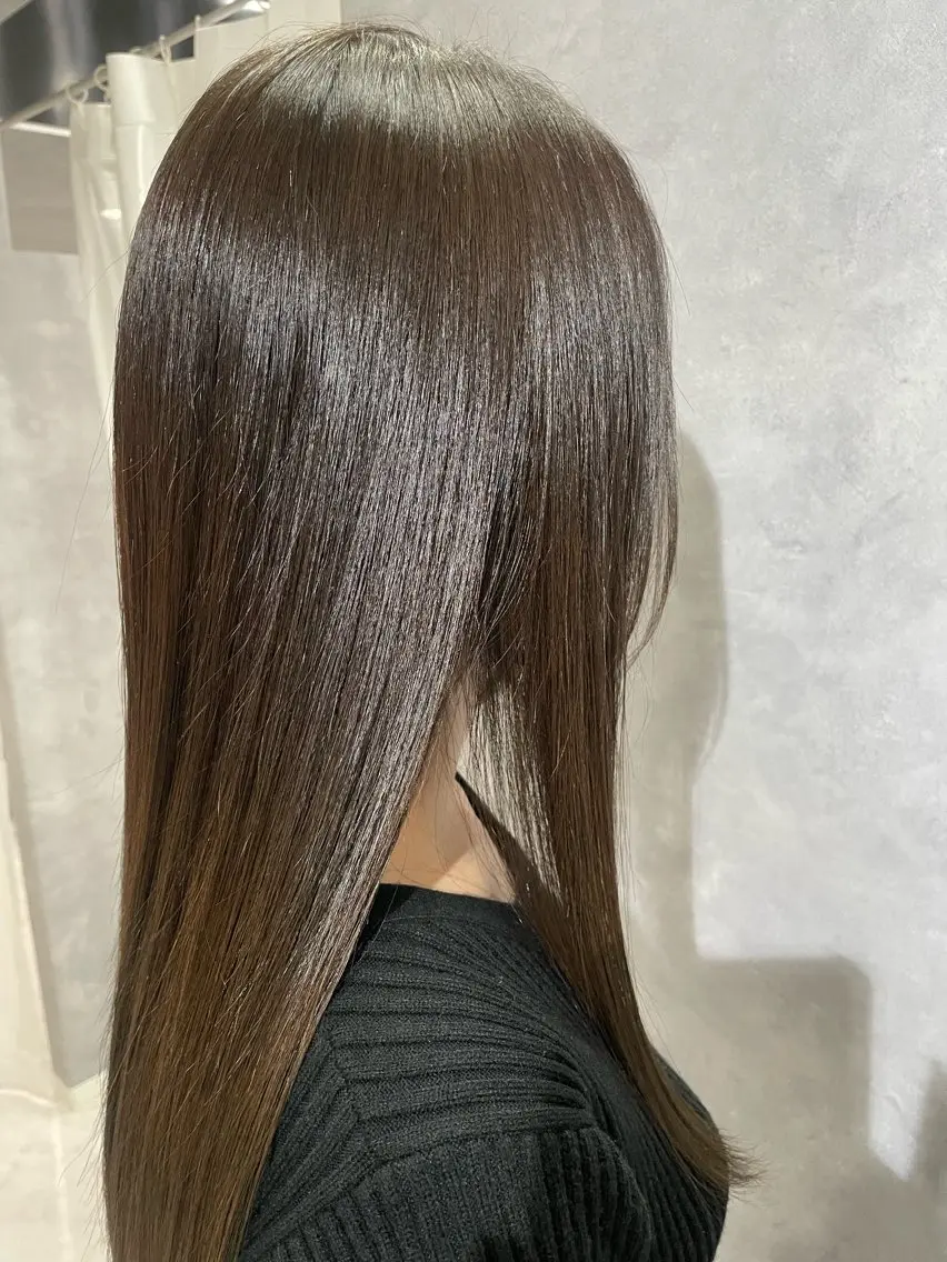 ロング パーマ 髪質改善 縮毛矯正 トリートメント fee 小倉店 EMIのヘアスタイル