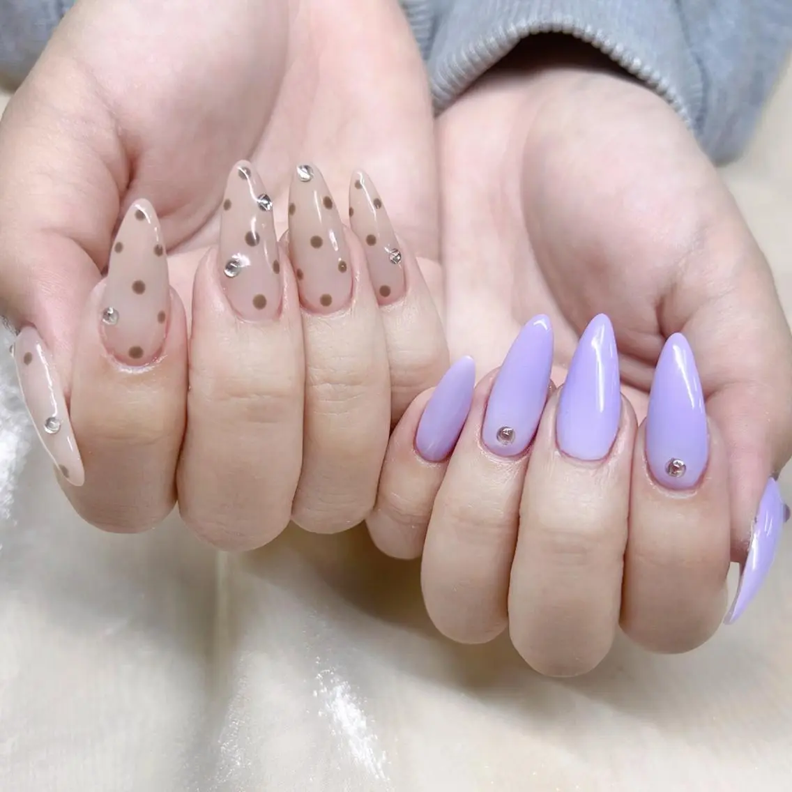 メンズ ネイル メンズ韓国風 アートネイル オーロラネイル ガーリー キラキラネイル ハンドネイル NAILサロン 木にいるのネイルデザイン