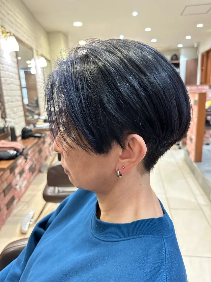 ショート カット 縮毛矯正 トリートメント 髪質改善 LIME 長野駅のヘアスタイル