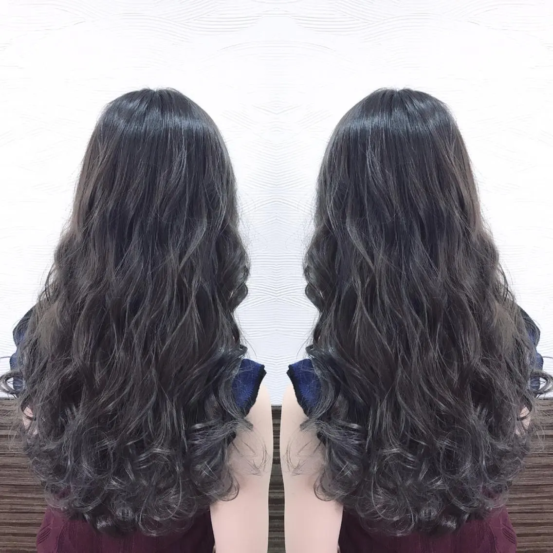 ロング カラー ブルーカラー ブルージュ ネイビーカラー カラー特化型サロン #SUP.のヘアスタイル