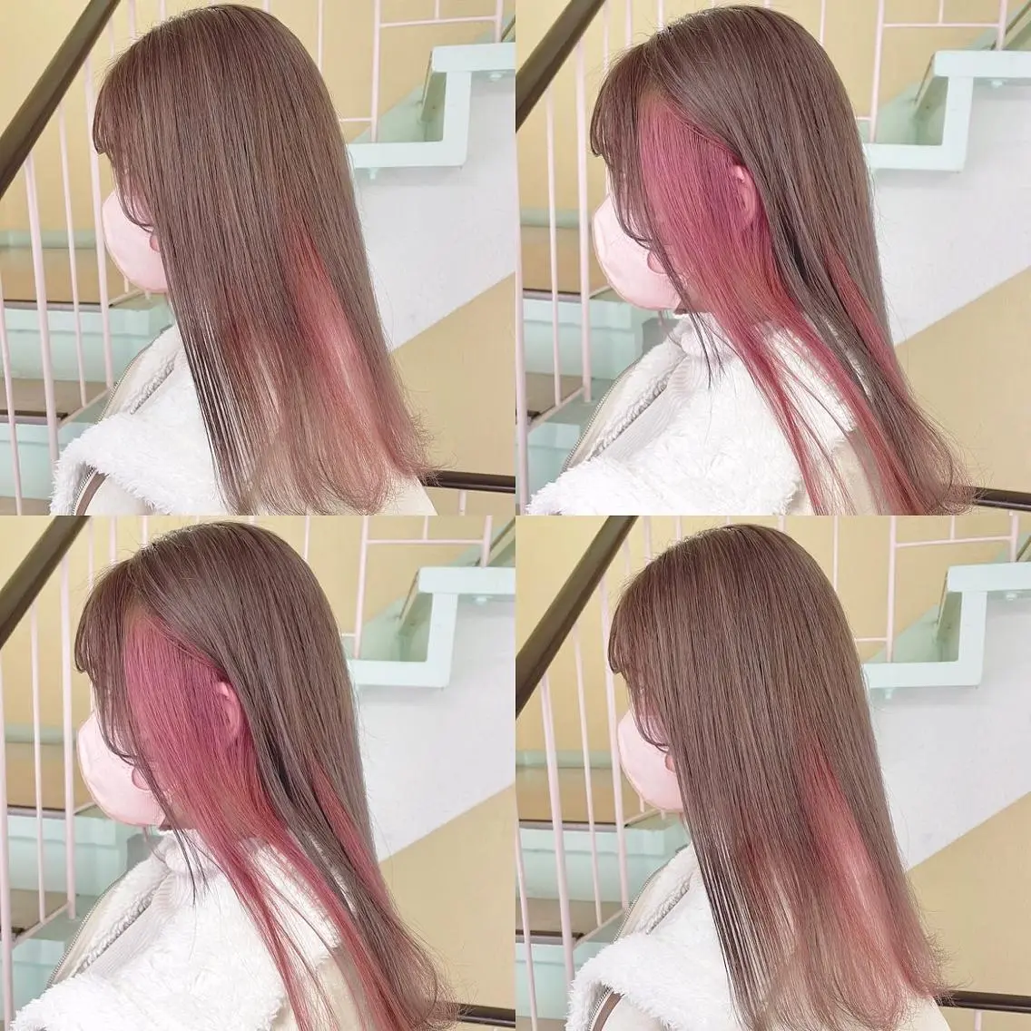 カラー ヘアカラー トリートメント 渋谷:インナーカラー ／🍒エリカ🍒のヘアスタイル