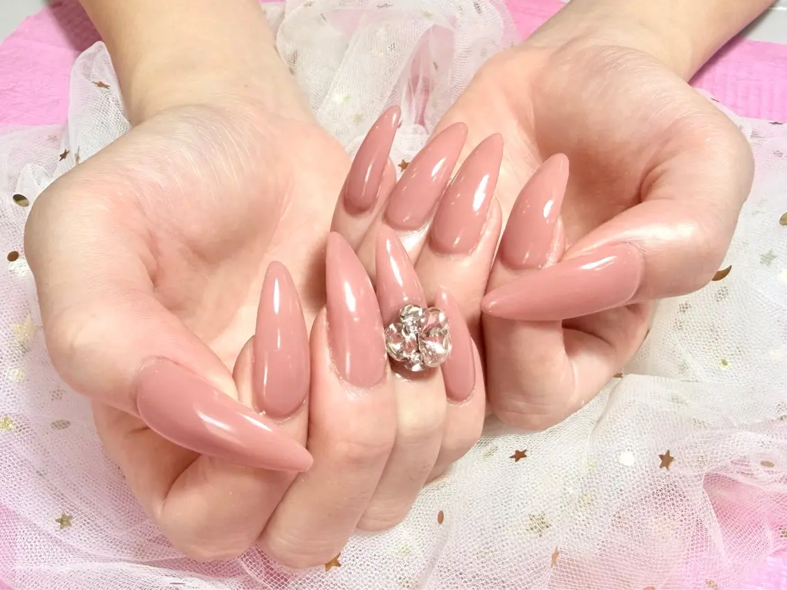 ネイル ワンカラーネイル ハンドネイル U.MI Nail ミカのネイルデザイン