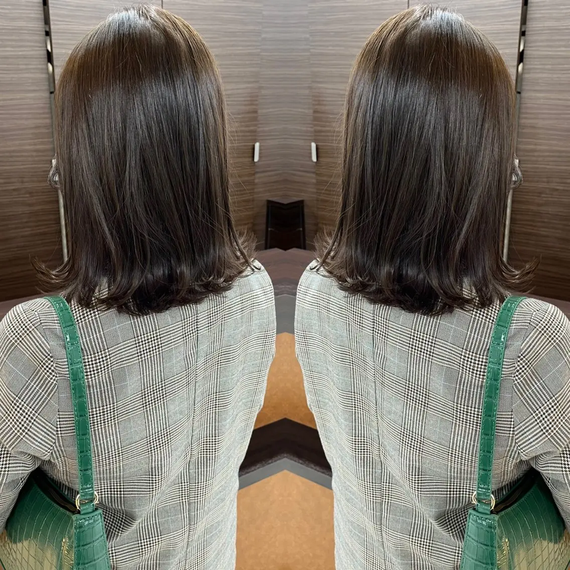 ミディアム カラー カット ヘアカラー トリートメント ハタケヤマヨシキ ／BOOTHのヘアスタイル