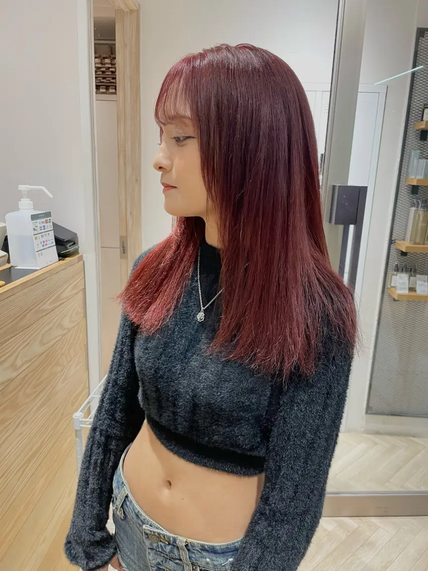 セミロング カラー ヘアアレンジ ブリーチ ケアブリーチ ハイトーンカラー iena渋谷 /ゆーこのマツエク・マツパデザイン
