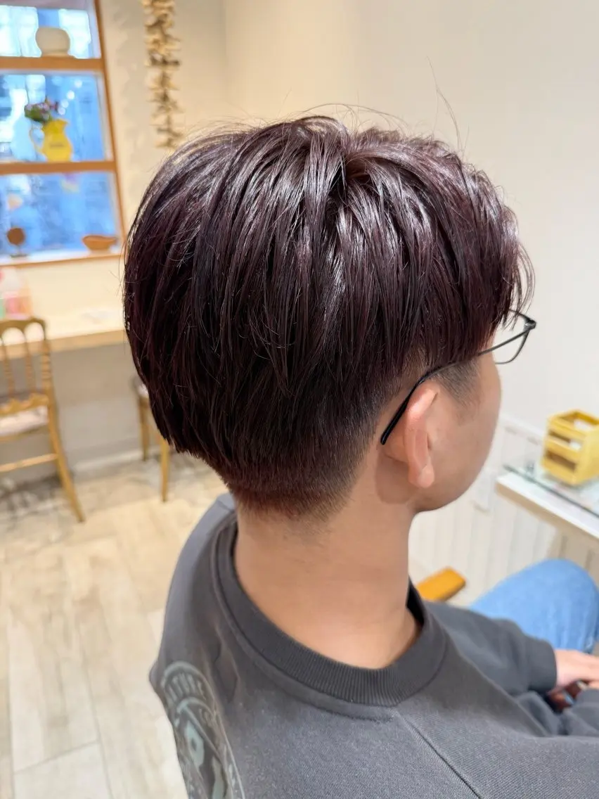 メンズ カット ヘアカラー パーマモデル 募集中💍渡邉のヘアスタイル