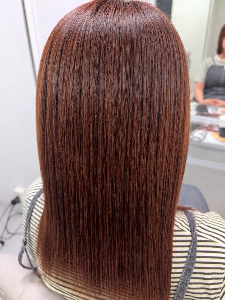 縮毛矯正⭐️初めての方!!ブリーチ履歴ない方!!限定❗️サラサラヘアに🎀U24大歓迎🎀の写真
