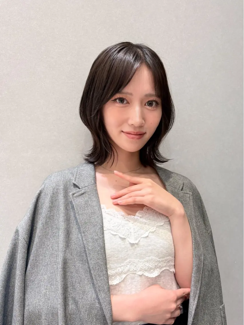 ミディアム 似合わせボブ💓/ 美髪縮毛✨豊嶋龍佑のヘアスタイル