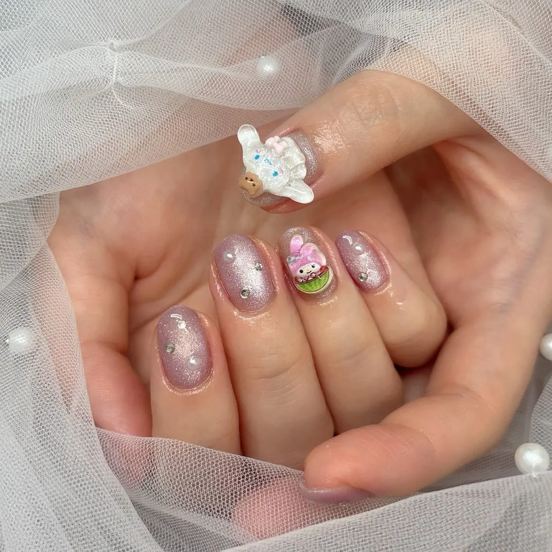 ネイル ワンホンネイル ハンドネイル ハンドケア 心斎橋Salon Epokkuのネイルデザイン
