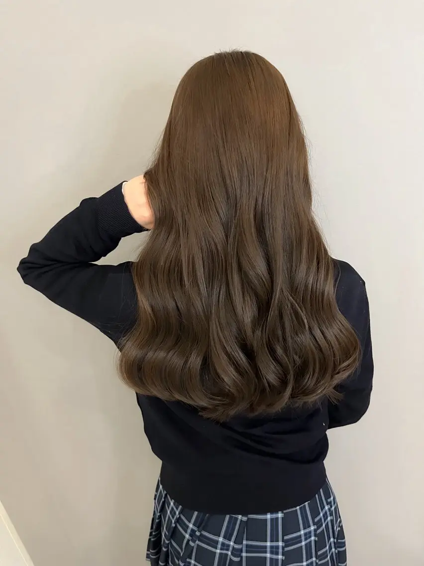 ロング カラー カット ヘアカラー Grow by NYNY 坂本 理輝のヘアスタイル