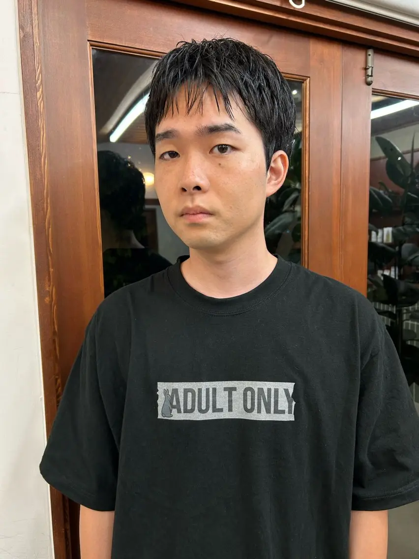 メンズカットの写真
