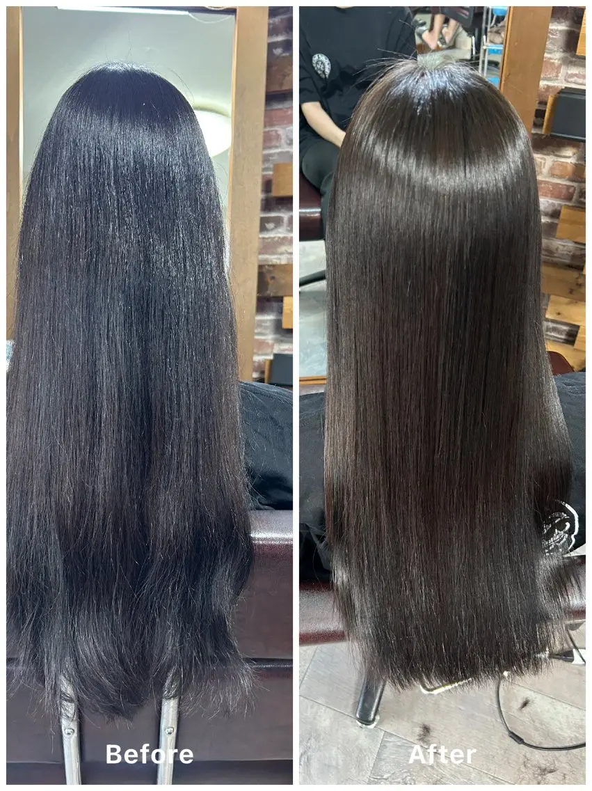 ロング 縮毛矯正 🌈アイスアウト🌈 Mahoのヘアスタイル